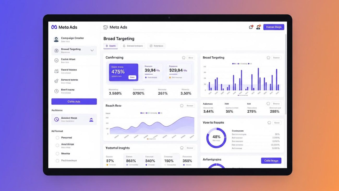 contoh dashboard broad targeting