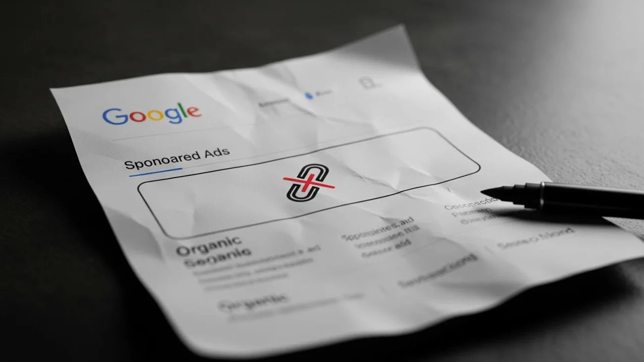 google ads ditolak