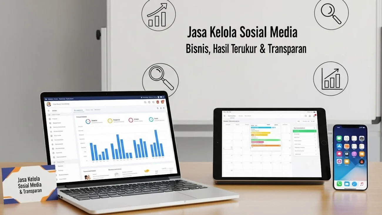 Jasa Kelola Sosial Media Bisnis, Hasil Terukur & Transparan