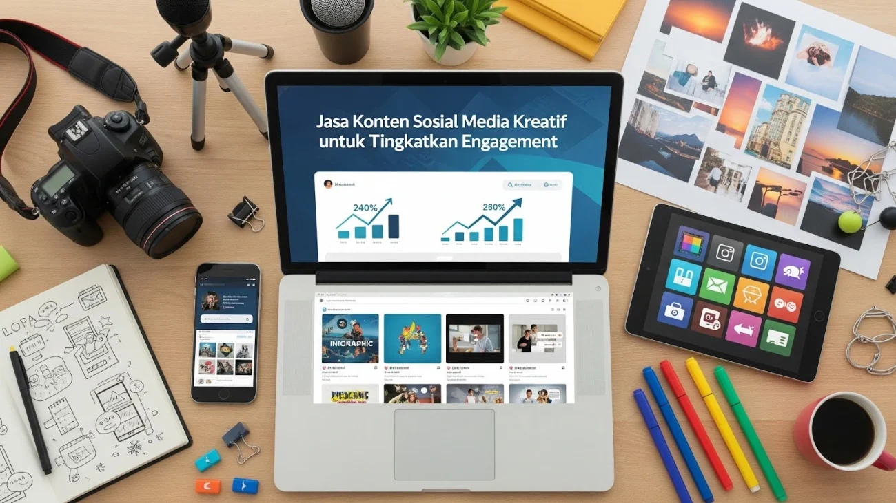 Jasa Konten Sosial Media Kreatif untuk Tingkatkan Engagement