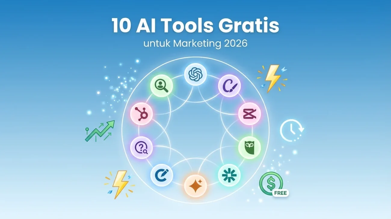 10 AI Tools Gratis untuk Marketing yang Wajib Dicoba 2026