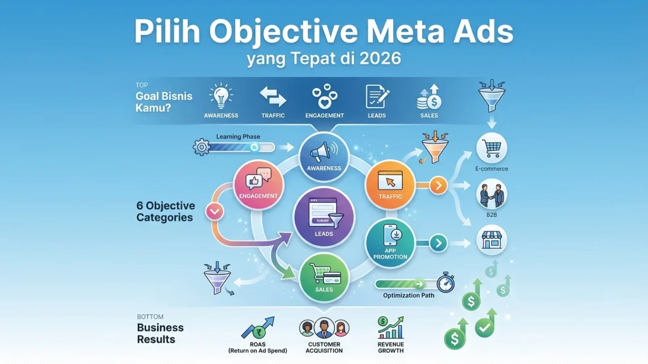 Cara Memilih Objective Meta Ads yang Tepat untuk Bisnis Kamu di 2026