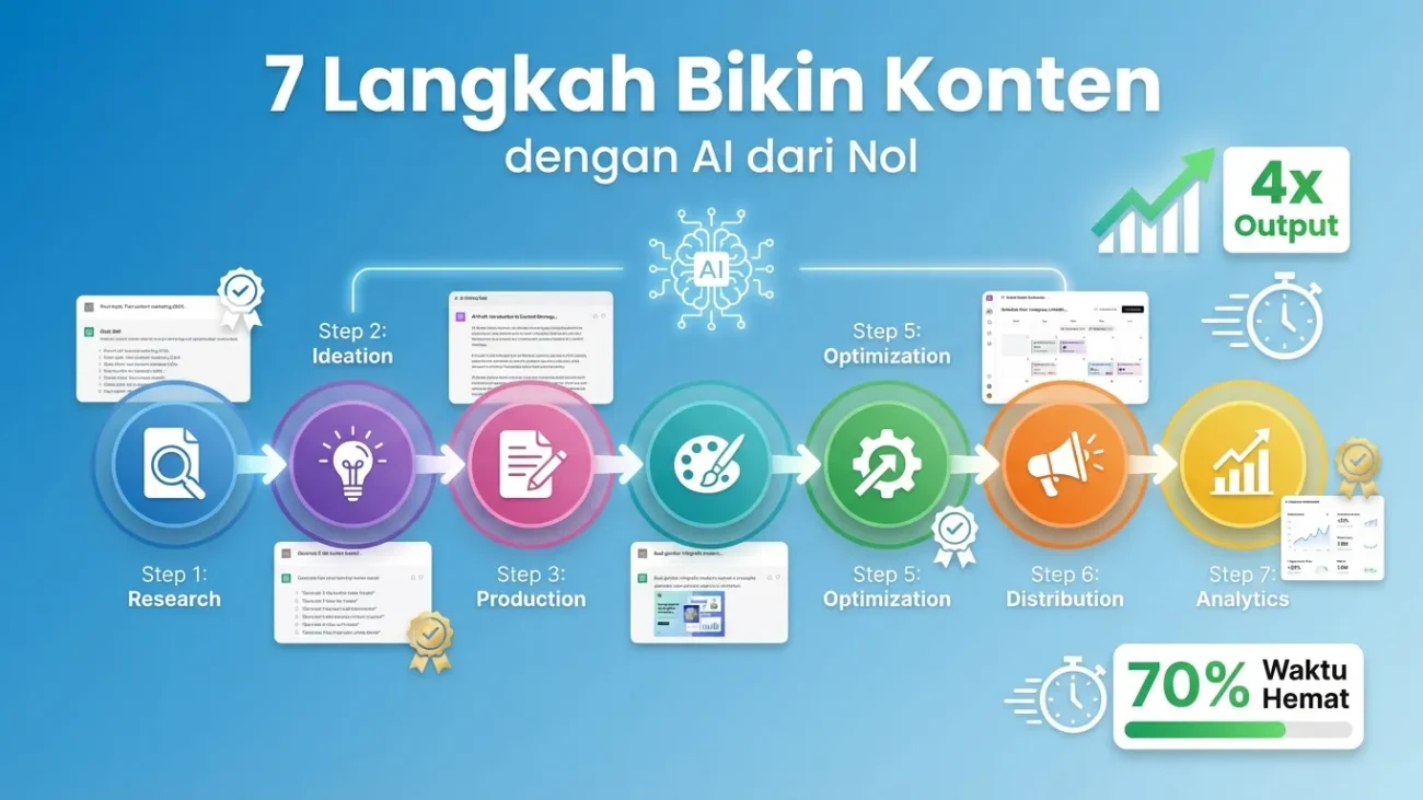 Step by Step Bikin Konten Marketing dengan AI dari Nol