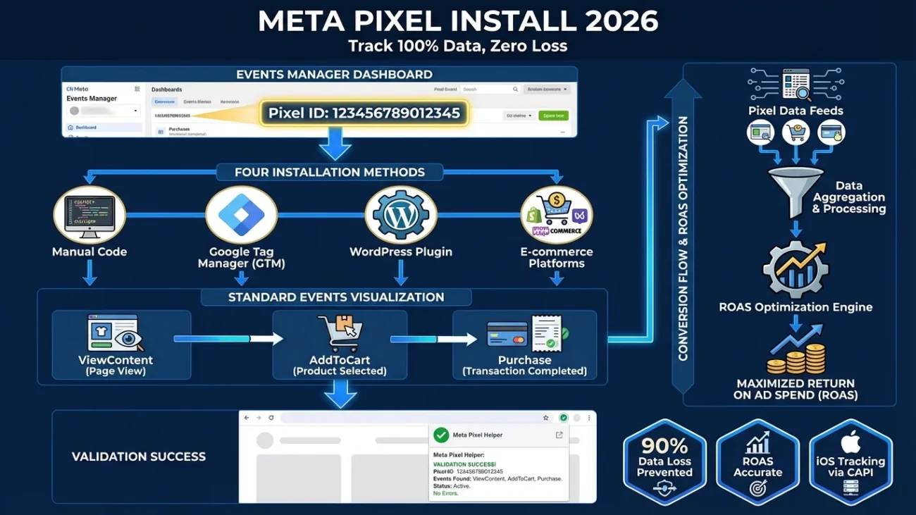 Cara Install Meta Pixel di Website: Tutorial Lengkap 2026