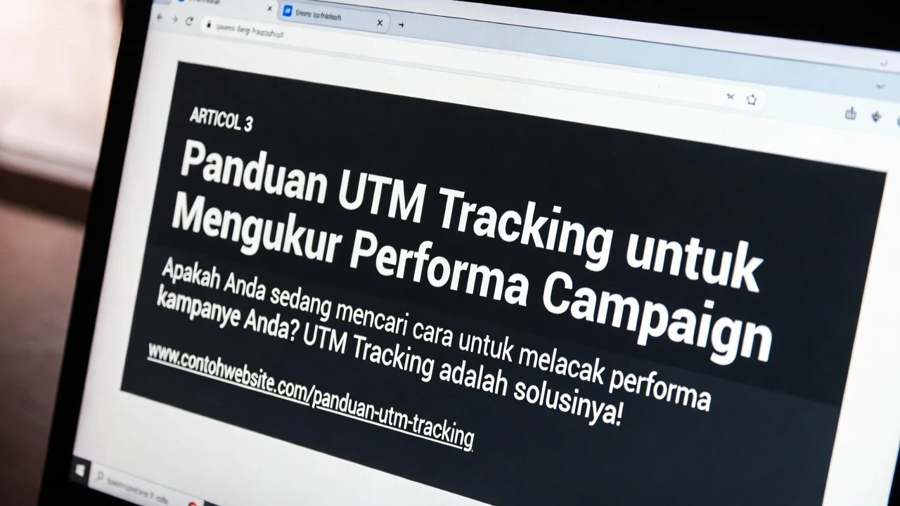 Panduan UTM Tracking untuk Mengukur Performa Campaign