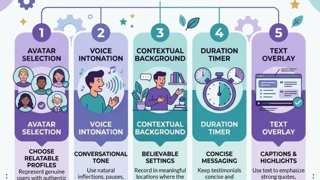 5 Elemen yang Membuat Video Testimoni AI Terlihat Natural"