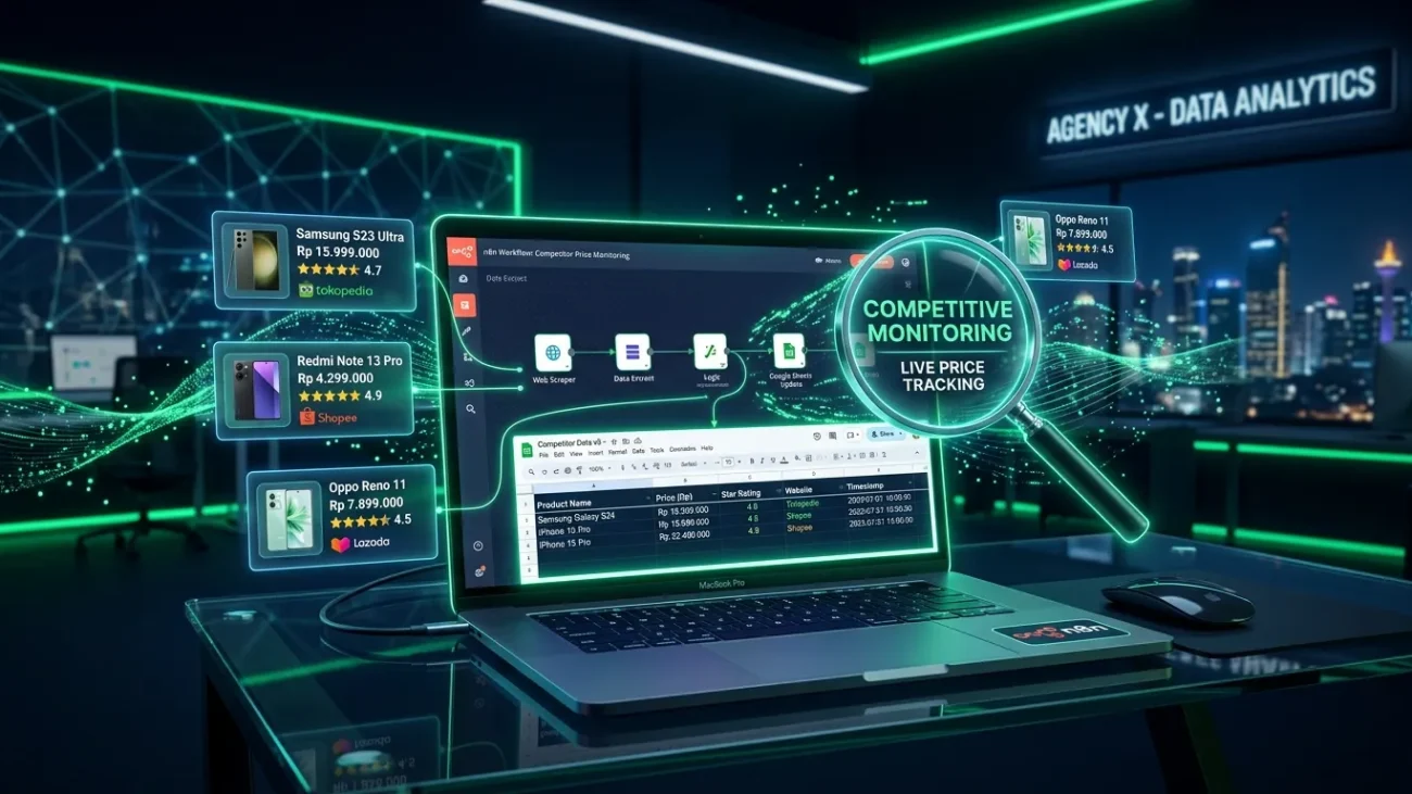 Cara Scraping Data Kompetitor Legal dengan n8n