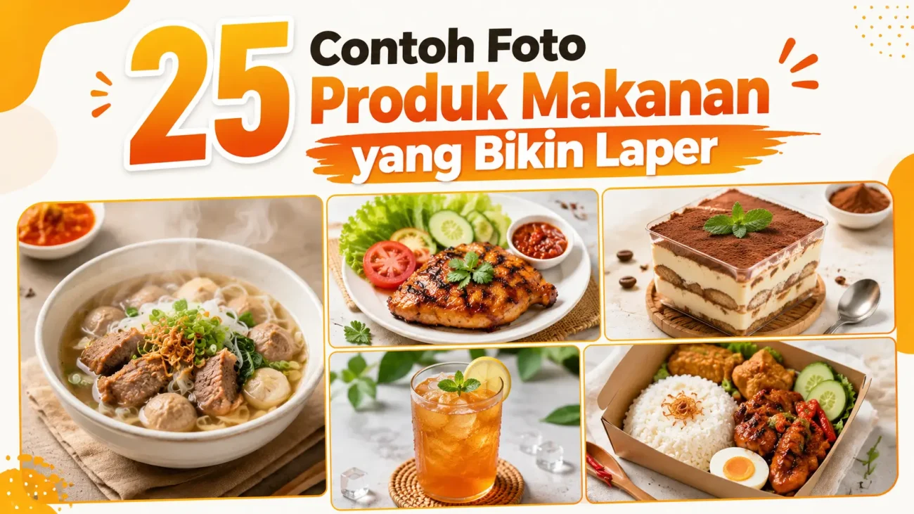 25 Contoh Foto Produk Makanan