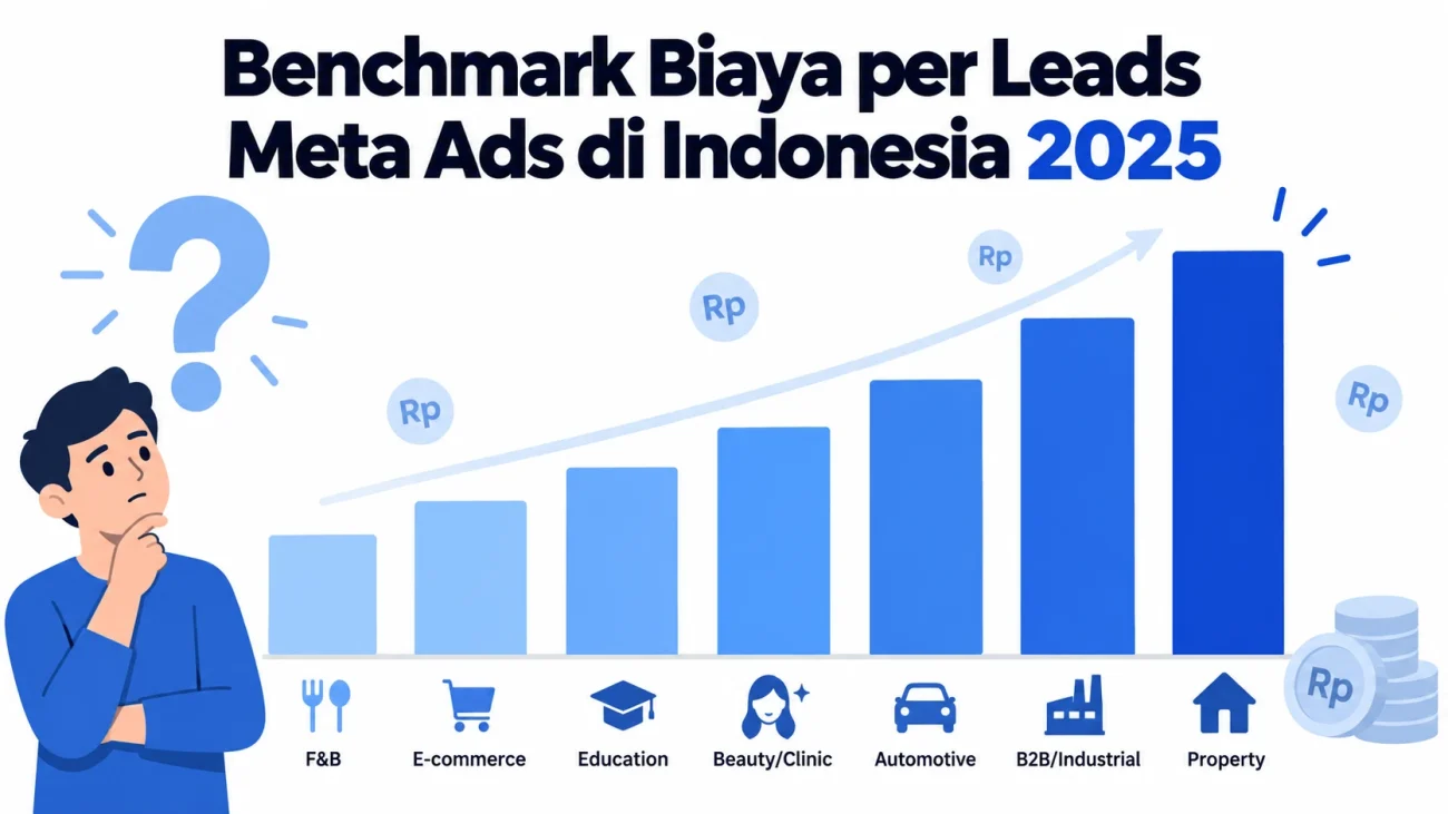 Benchmark Biaya per Leads Meta Ads di Indonesia 2025