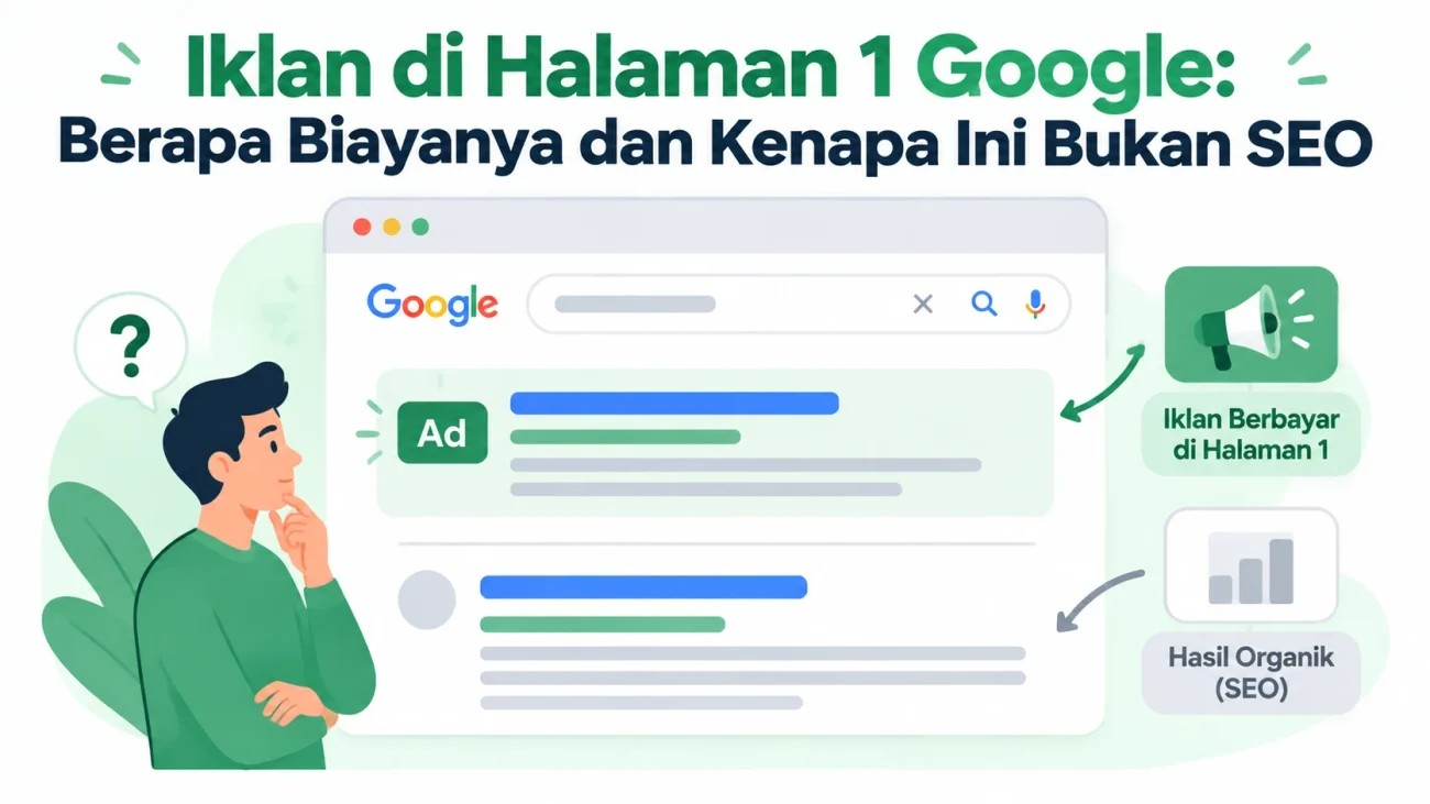 Iklan di Halaman 1 Google berapa biayanya