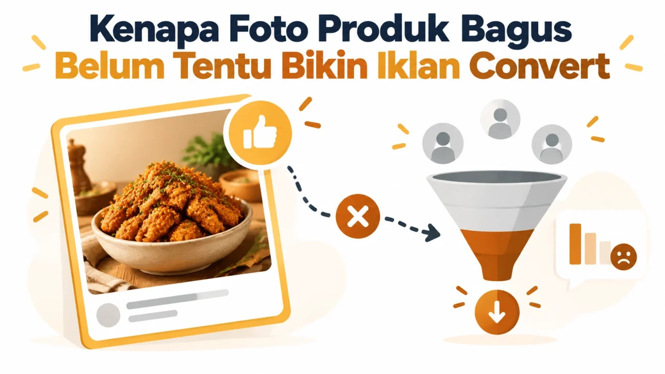Kenapa Foto Produk Bagus belum tentuk Iklan convert