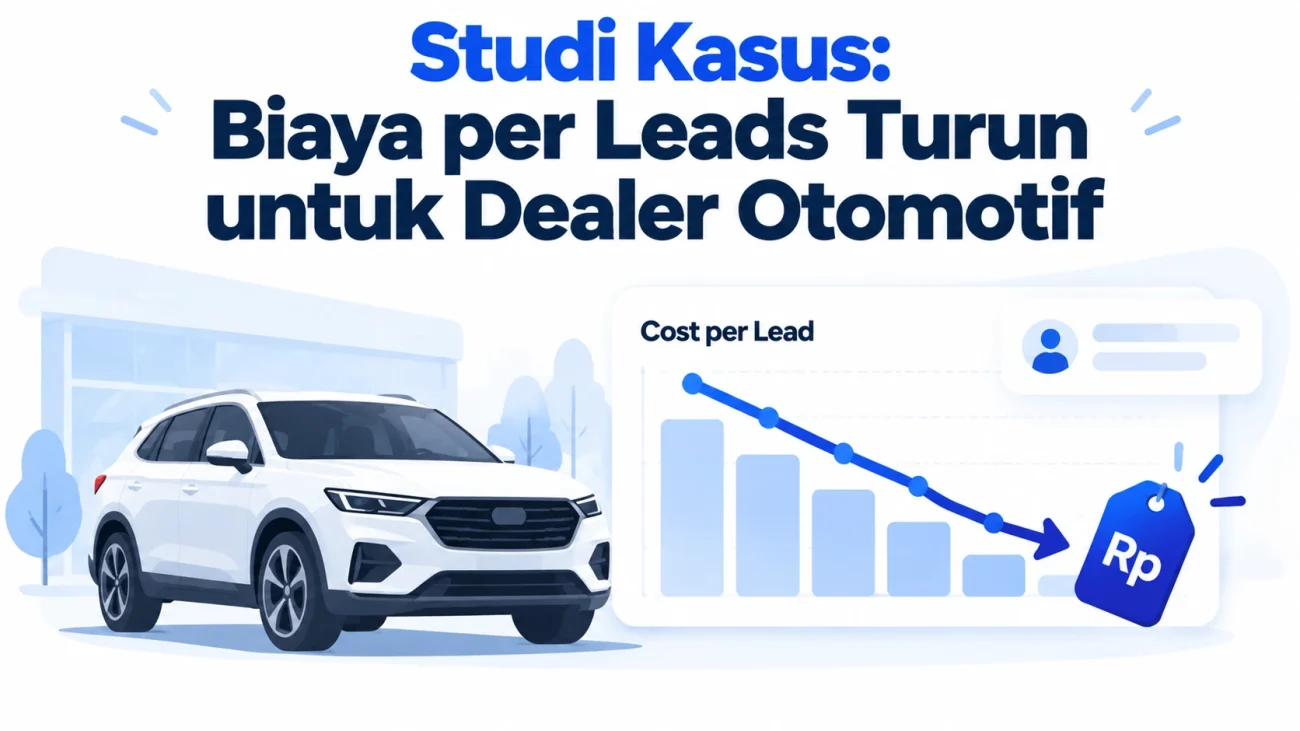 Studi Kasus Biaya per Leads Turun dealer otomotif