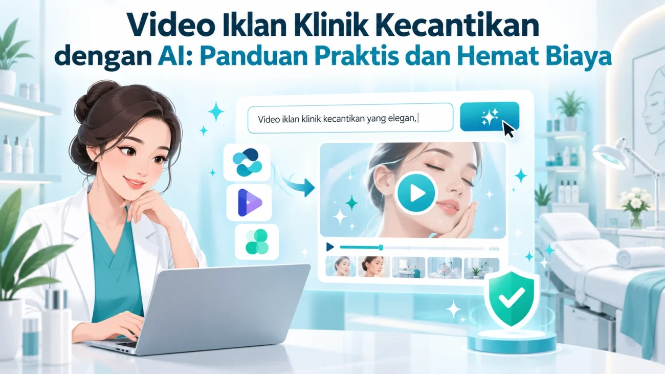 Video Iklan Klinik Kecantikan dengan AI