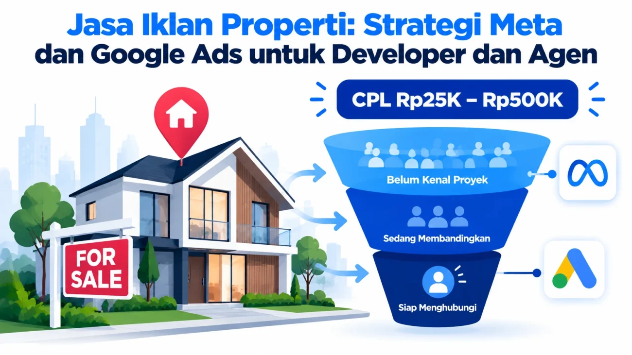 Strategi Iklan Properti Meta dan Google Ads