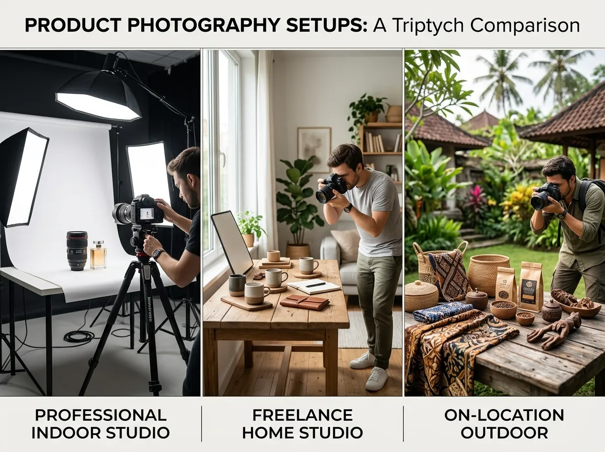 Perbedaan Studio, Freelancer, dan On-Location
